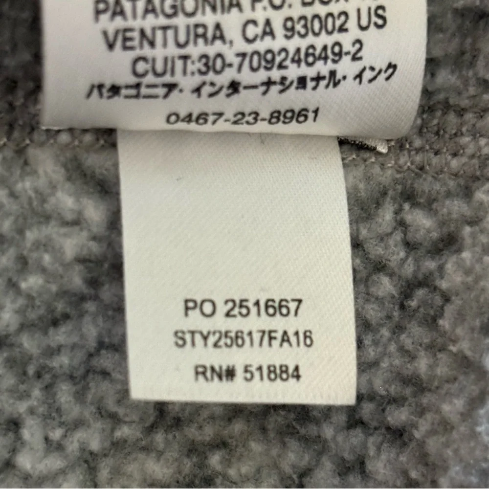 Women's Patagonia‎ Better Sweater Fleece Jacket Birch White size S.